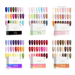 مجموعة كاملة من جل طلاء الأظافر المينا - Whole Set Enamel Nail Polish Gel