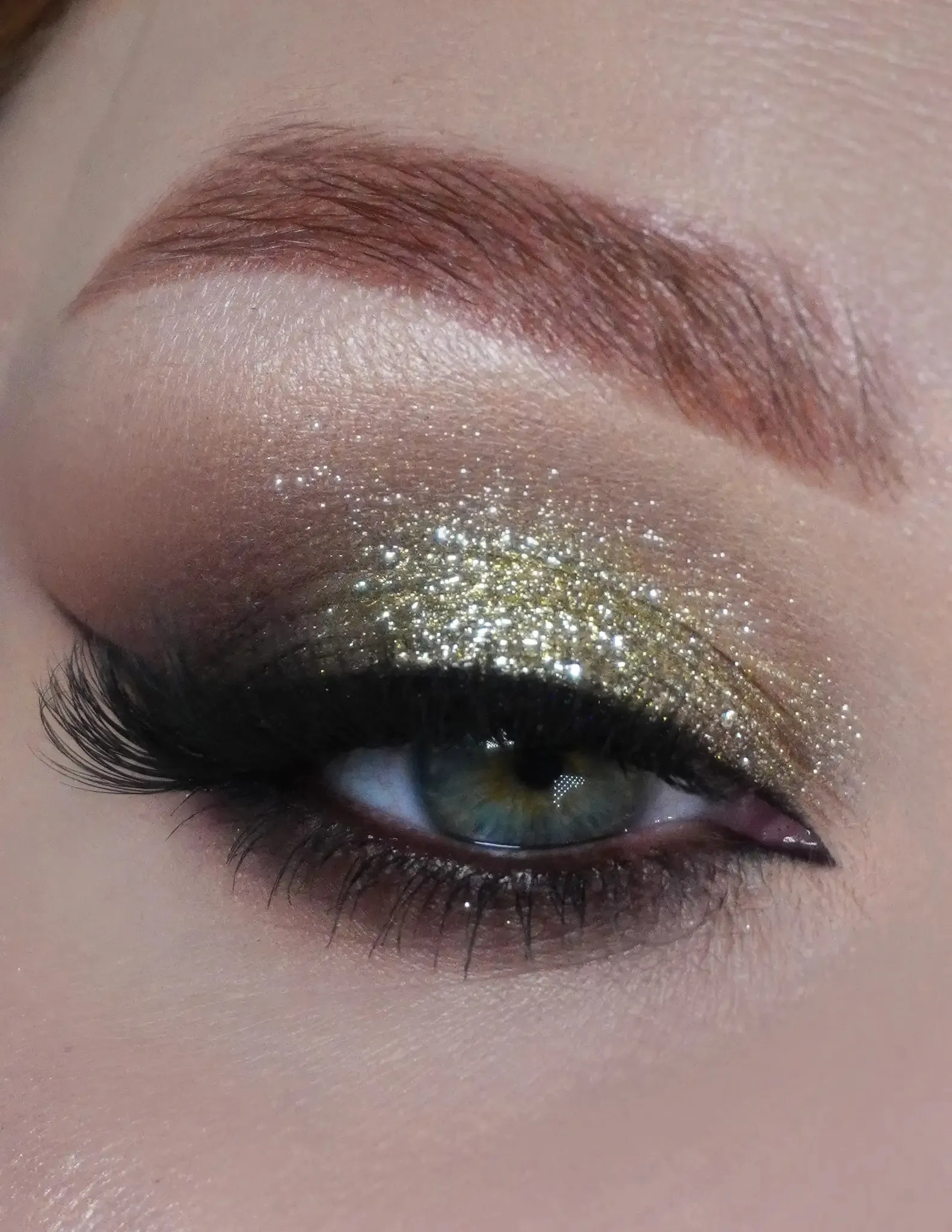 #11 Silver Gold Eyeshadow Glitter