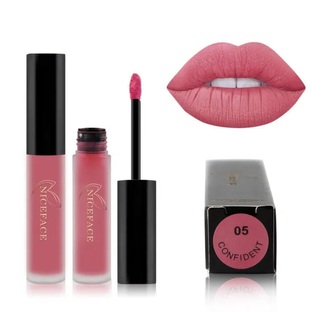 25 Color Waterproof Matte Lip Gloss Liquid Lipstick Waterproof