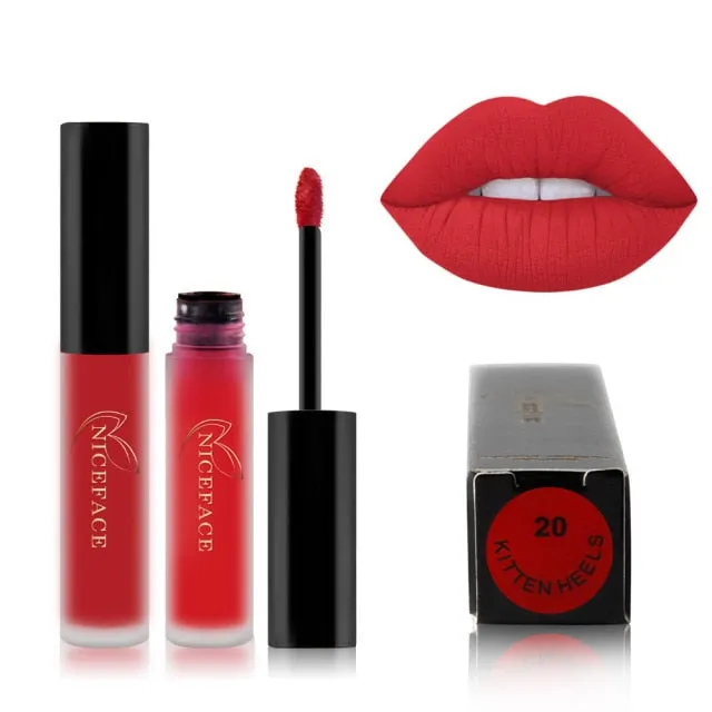 25 Color Waterproof Matte Lip Gloss Liquid Lipstick Waterproof