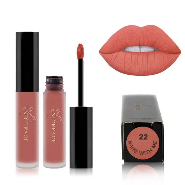 25 Color Waterproof Matte Lip Gloss Liquid Lipstick Waterproof