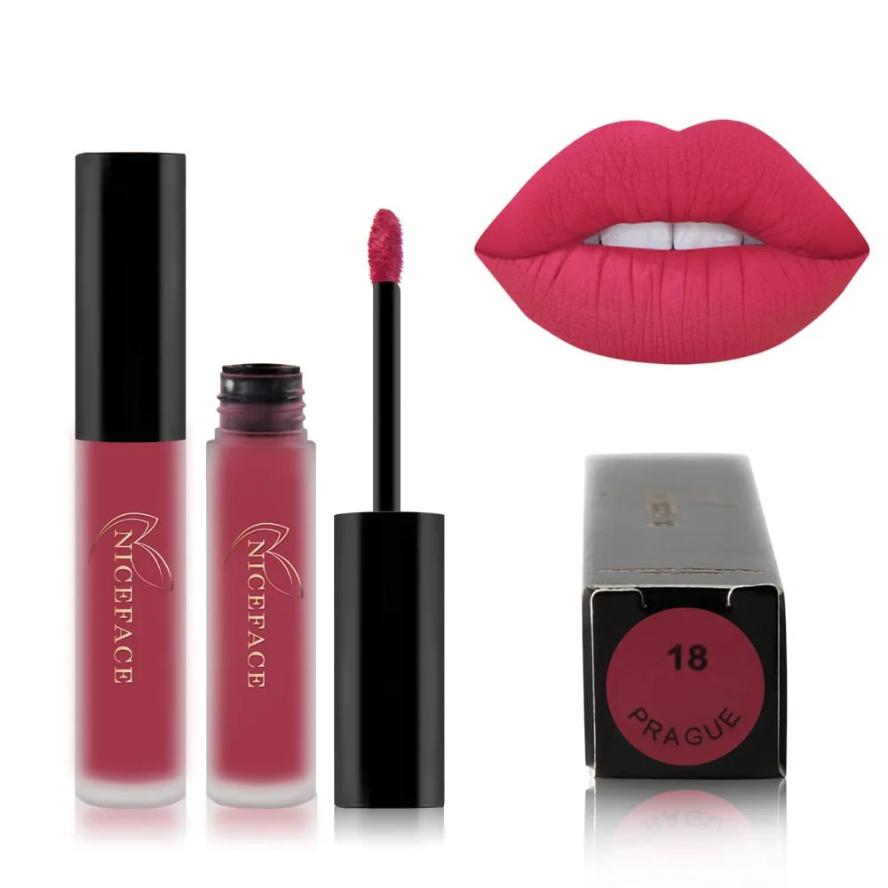 25 Color Waterproof Matte Lip Gloss Liquid Lipstick Waterproof