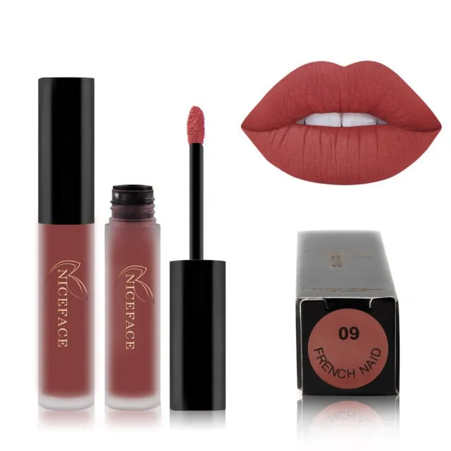 25 Color Waterproof Matte Lip Gloss Liquid Lipstick Waterproof