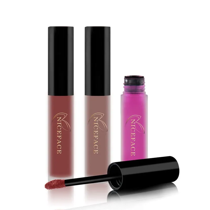 25 Color Waterproof Matte Lip Gloss Liquid Lipstick Waterproof