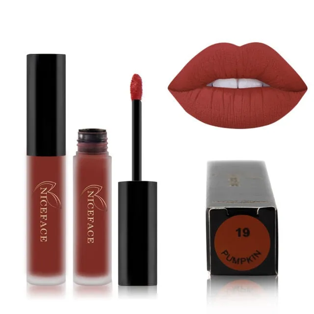 25 Color Waterproof Matte Lip Gloss Liquid Lipstick Waterproof