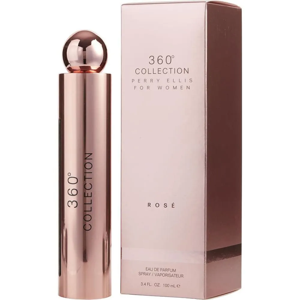 360 Collection Rose Edp Spray by Perry Ellis for Women - 100 Ml