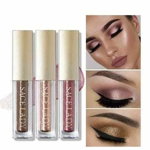 5pcs Sace Lady Luminous Eyeshadow Glitter Liquid