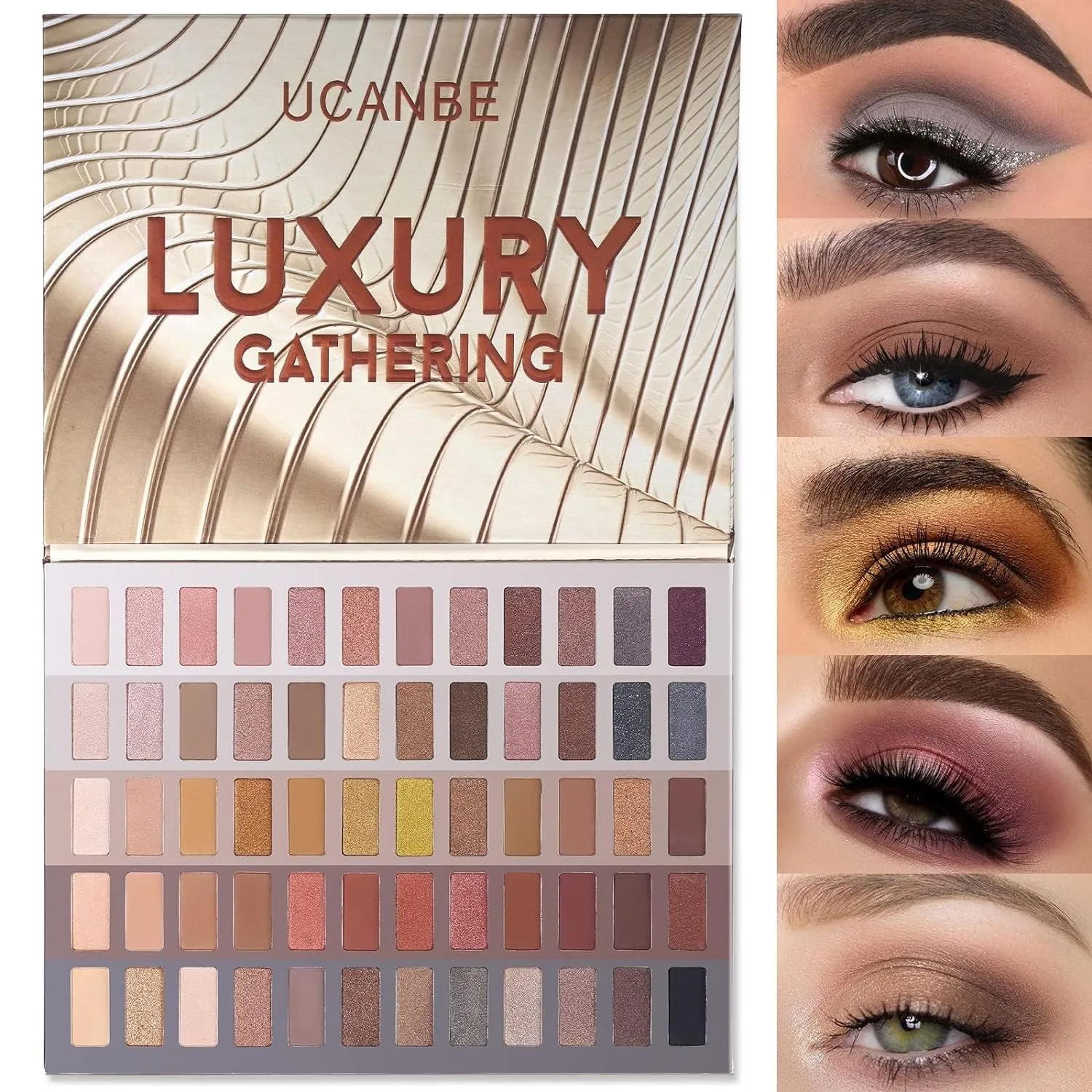 86-Color Pigmented Eyeshadow Palette & 15 Brushes Set - Perfect Gift for All Skin Tones