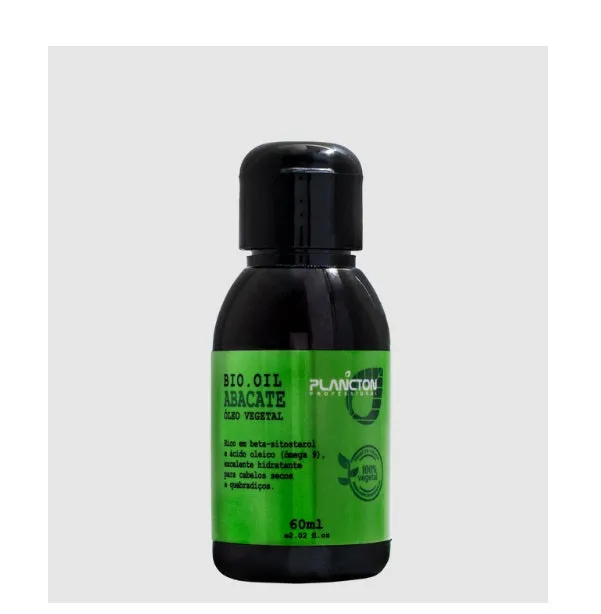 Abacate Avocado Bio Oil Vegetable Hair Moisturizing 60ml - Plancton Professional