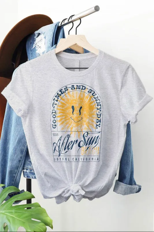 After Sun Beach, Joyful California Graphic Tee
