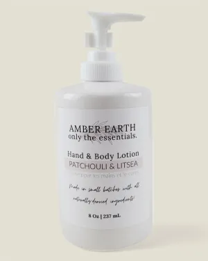 Amber Earth Essentials, Litsea & Patchouli Body Lotion