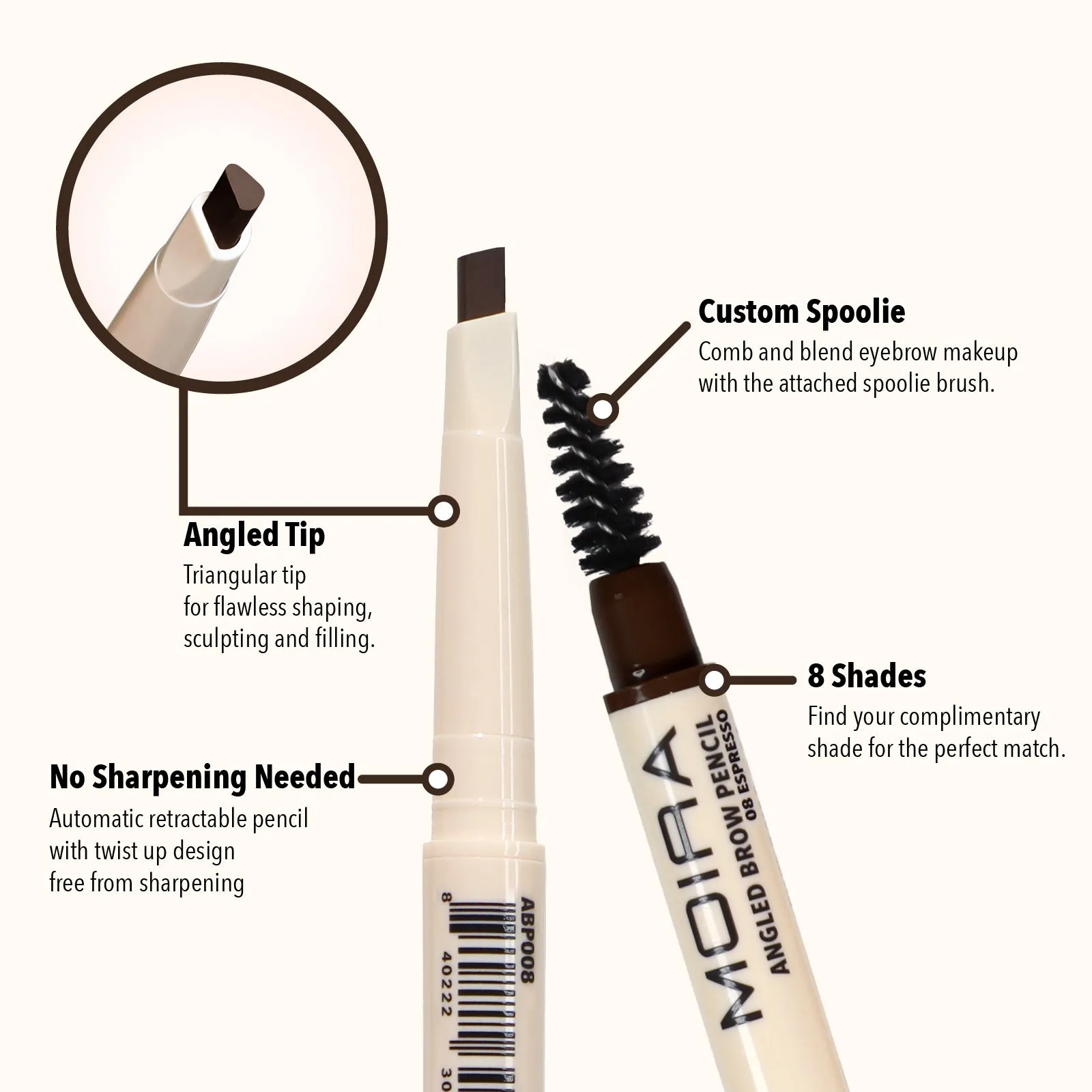 Angled Brow Pencil (008, Espresso)
