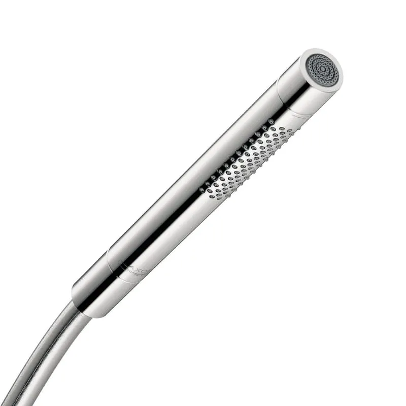 Axor 04486000 Starck Multi Function Hand Shower with 2 Spray Settings Less Hose in Chrome