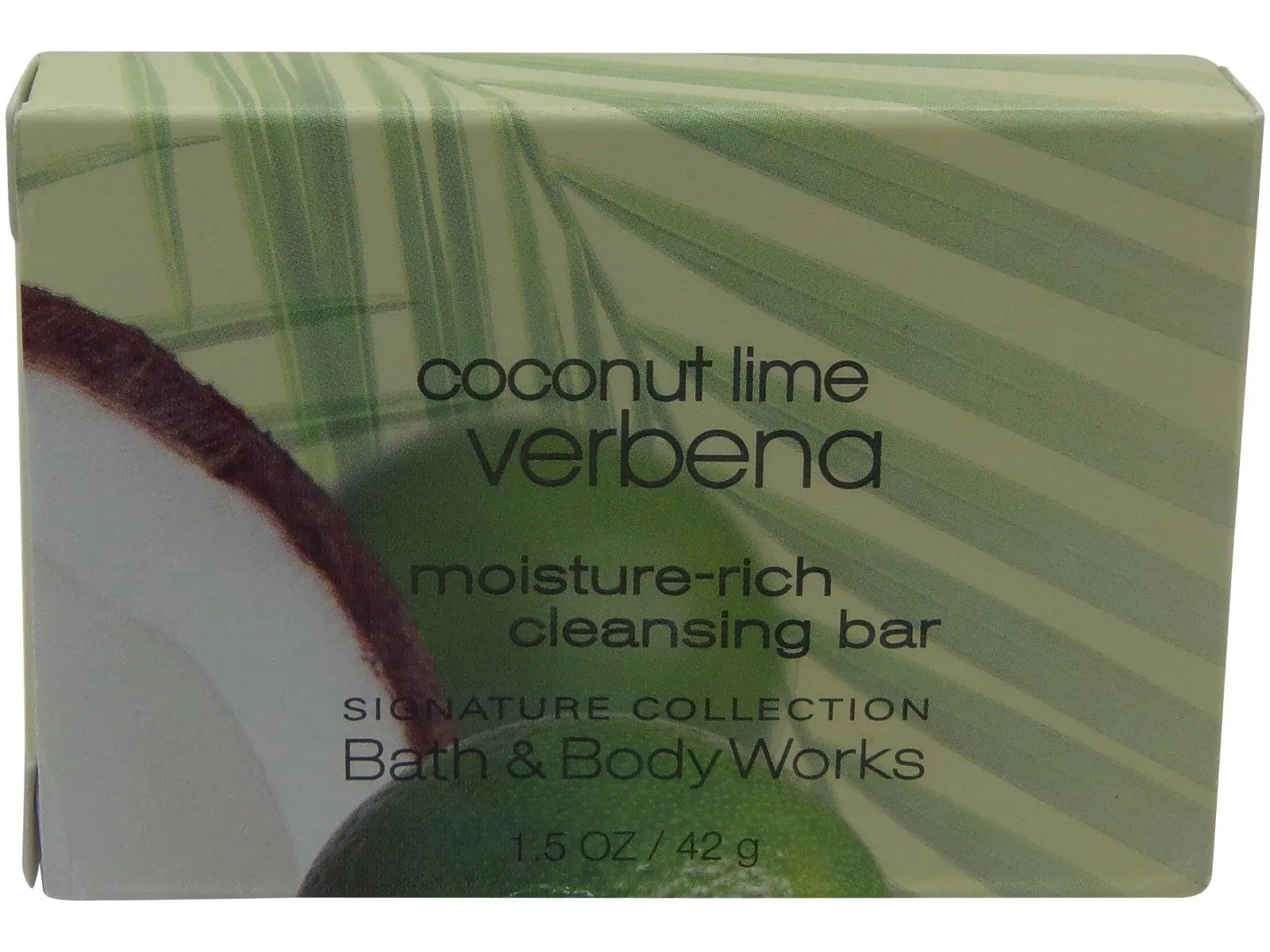 Bath & Body Works Coconut Lime Verbena Bath Soap lot of 6 bars. Total of 9oz