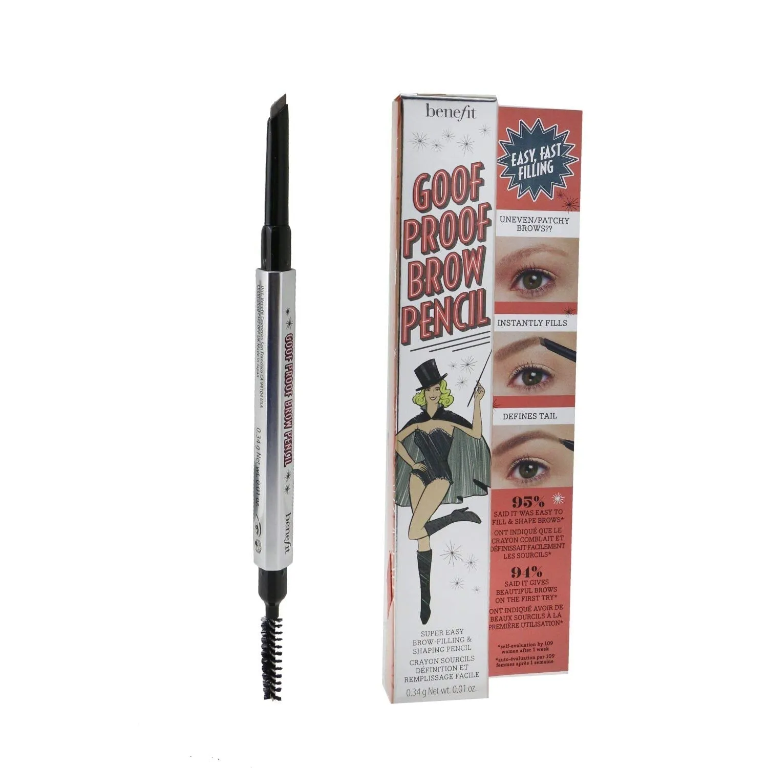 Benefit Goof Proof Brow Pencil 0.34g - 2.5 Neutral Blonde