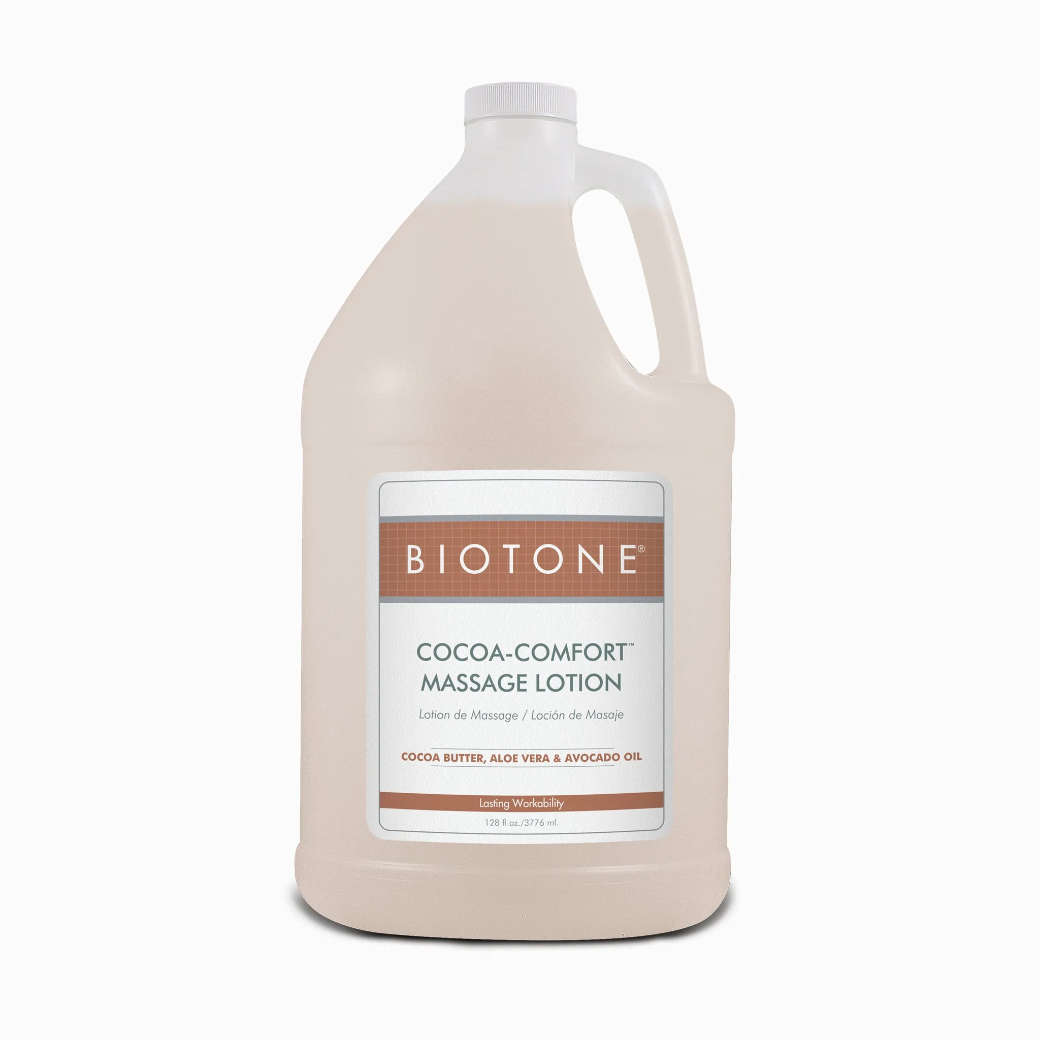 BIOTONE® Cocoa-Comfort Massage Lotion, 1 gallon