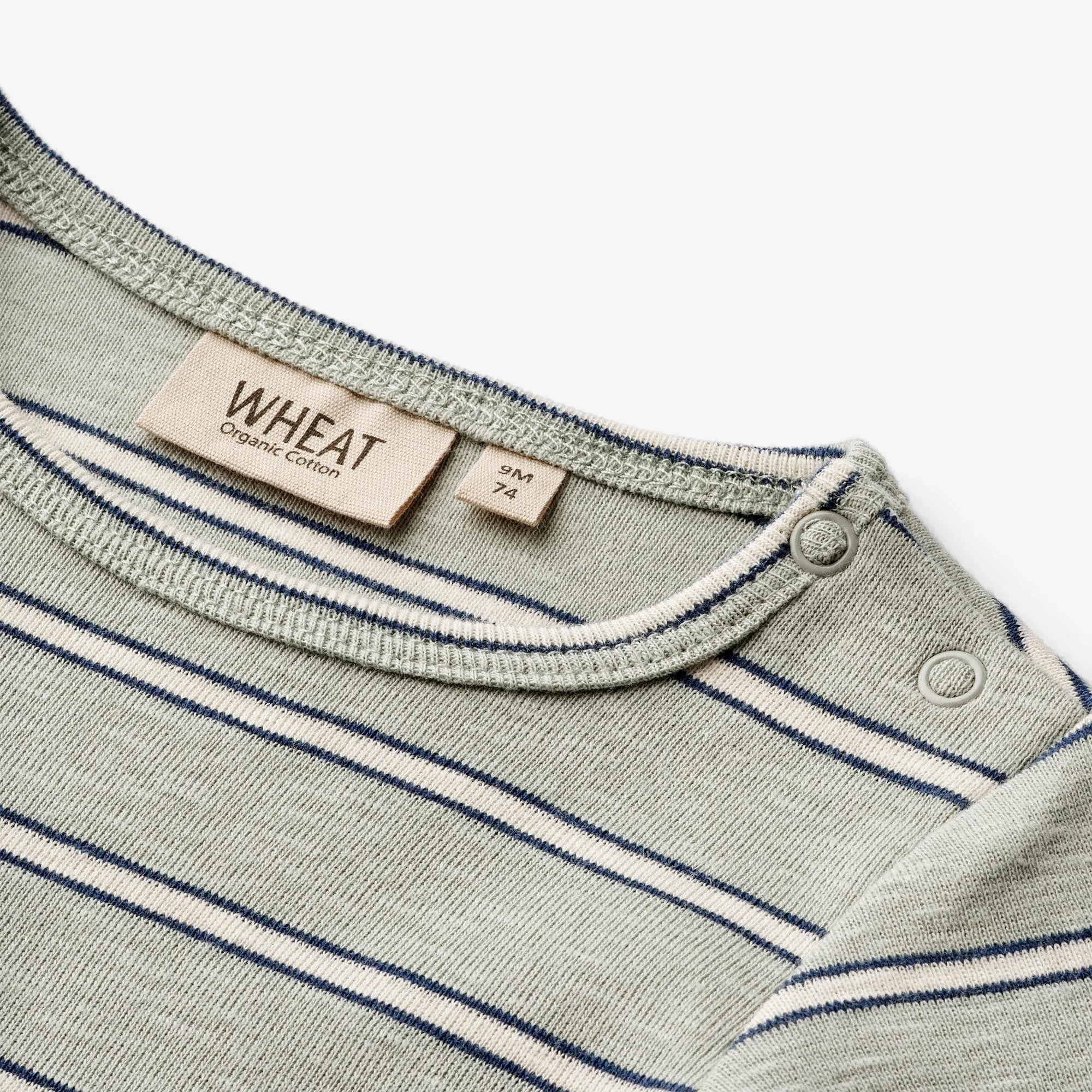 Body L/S Freddie - sea mist stripe