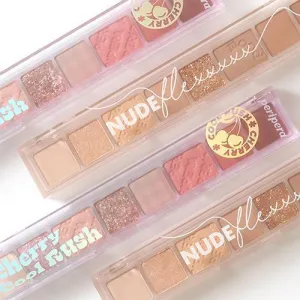 Coral Spring Beauty: Versatile 7-Color Eye Palette for Every Mood