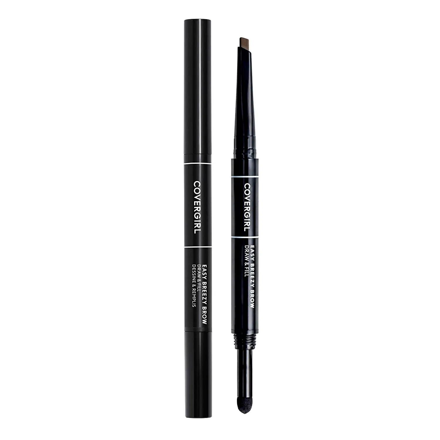 COVERGIRL - Easy Breezy Brow Draw and Fill Brow Tool Rich Brown 400 - 0.02 oz (0.63 g)