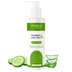 Cucumber & Aloe Vera Body Lotion - With Cucumber, Aloe Vera & Niacinamide - 250 mL