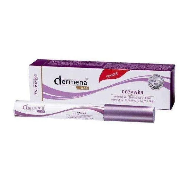 DERMENA LASH Conditioner inhibits the loss of eyelashes and eyebrows