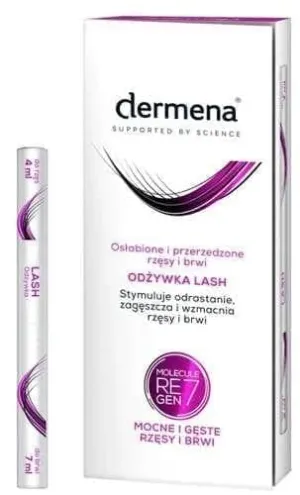 DERMENA LASH Conditioner inhibits the loss of eyelashes and eyebrows