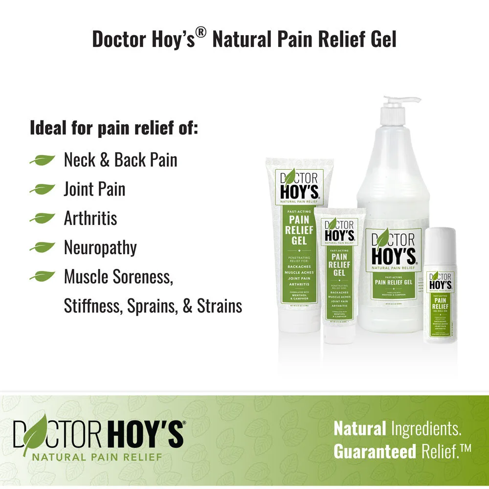 Doctor Hoy's Natural Pain Relief Gel (3 oz.) | Topical Gel to Relieve Pain