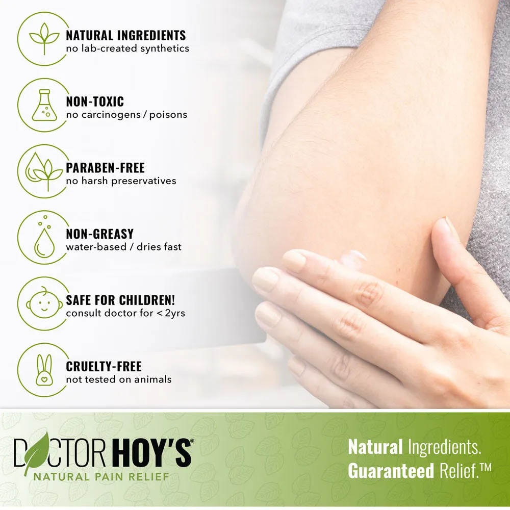 Doctor Hoy's Natural Pain Relief Gel (3 oz.) | Topical Gel to Relieve Pain