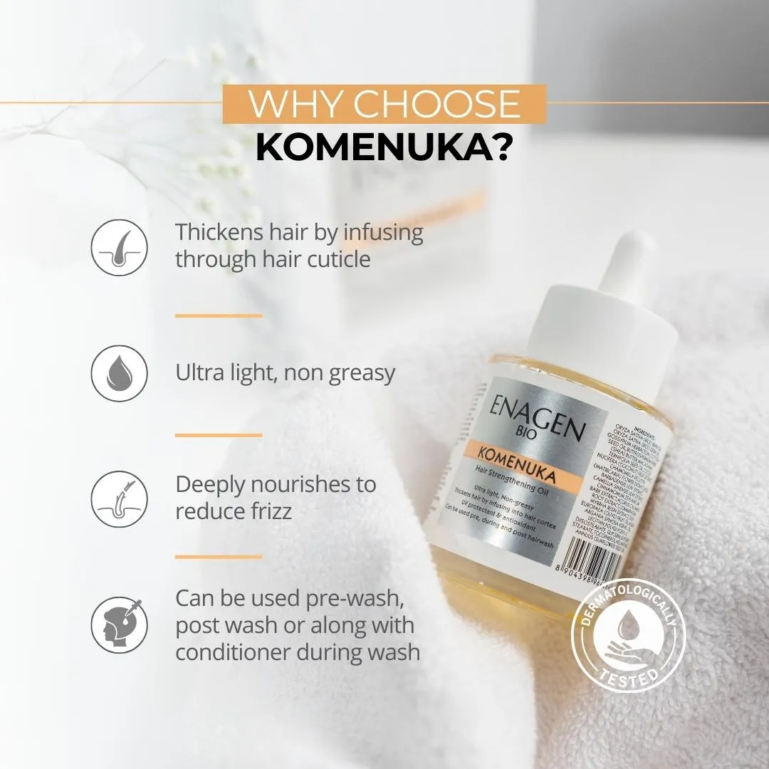 EnagenBio Komenuka - Hair Strengthening Oil