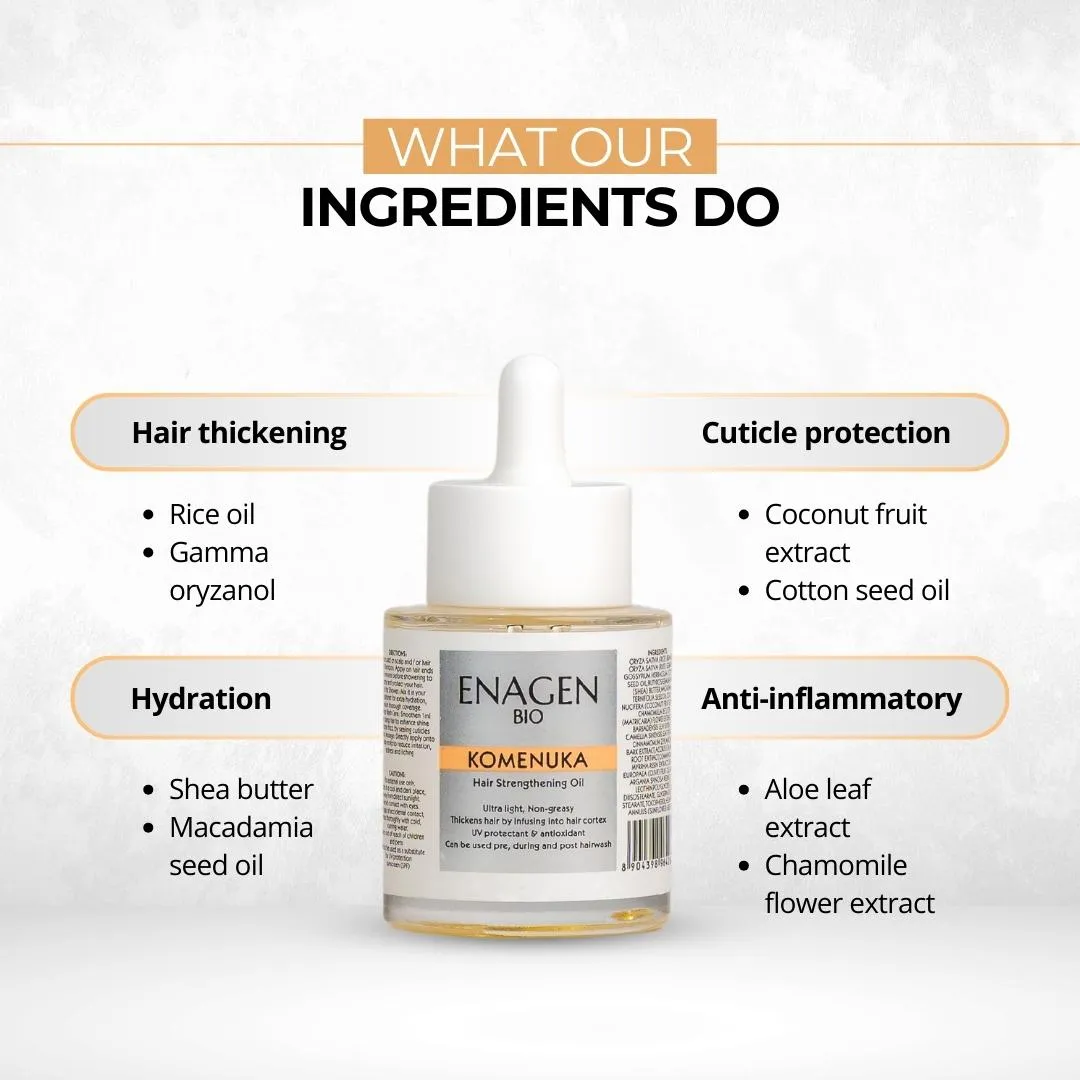 EnagenBio Komenuka - Hair Strengthening Oil