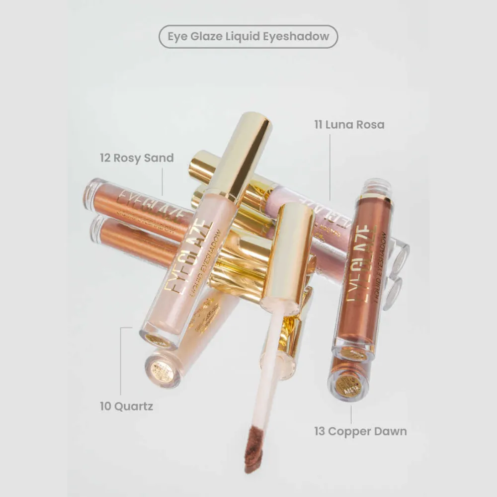 Eye Glaze Liquid Eyeshadow - 12 Rosy Sand