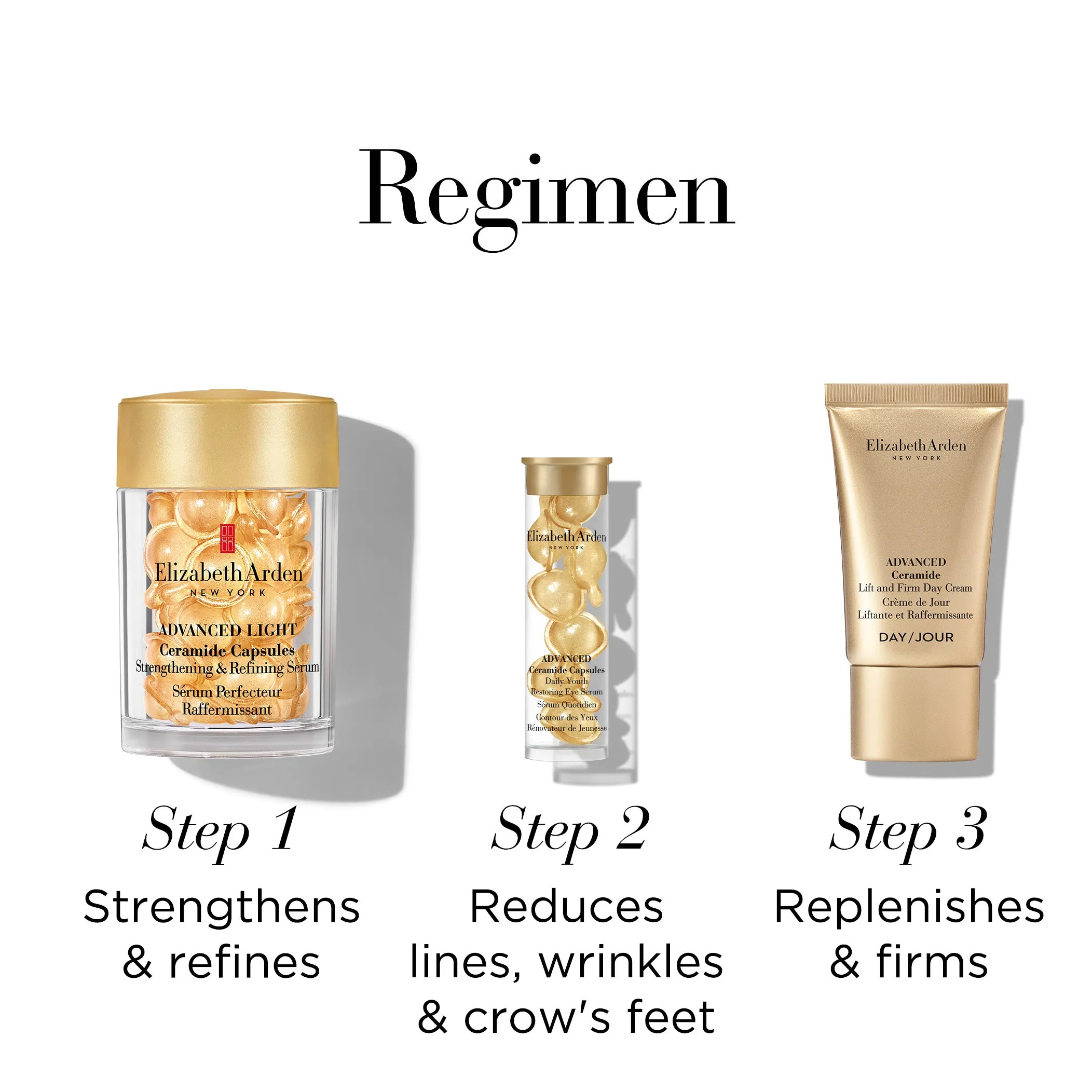 Golden Strength Ceramide Advanced Light Capsules 3-Piece Set