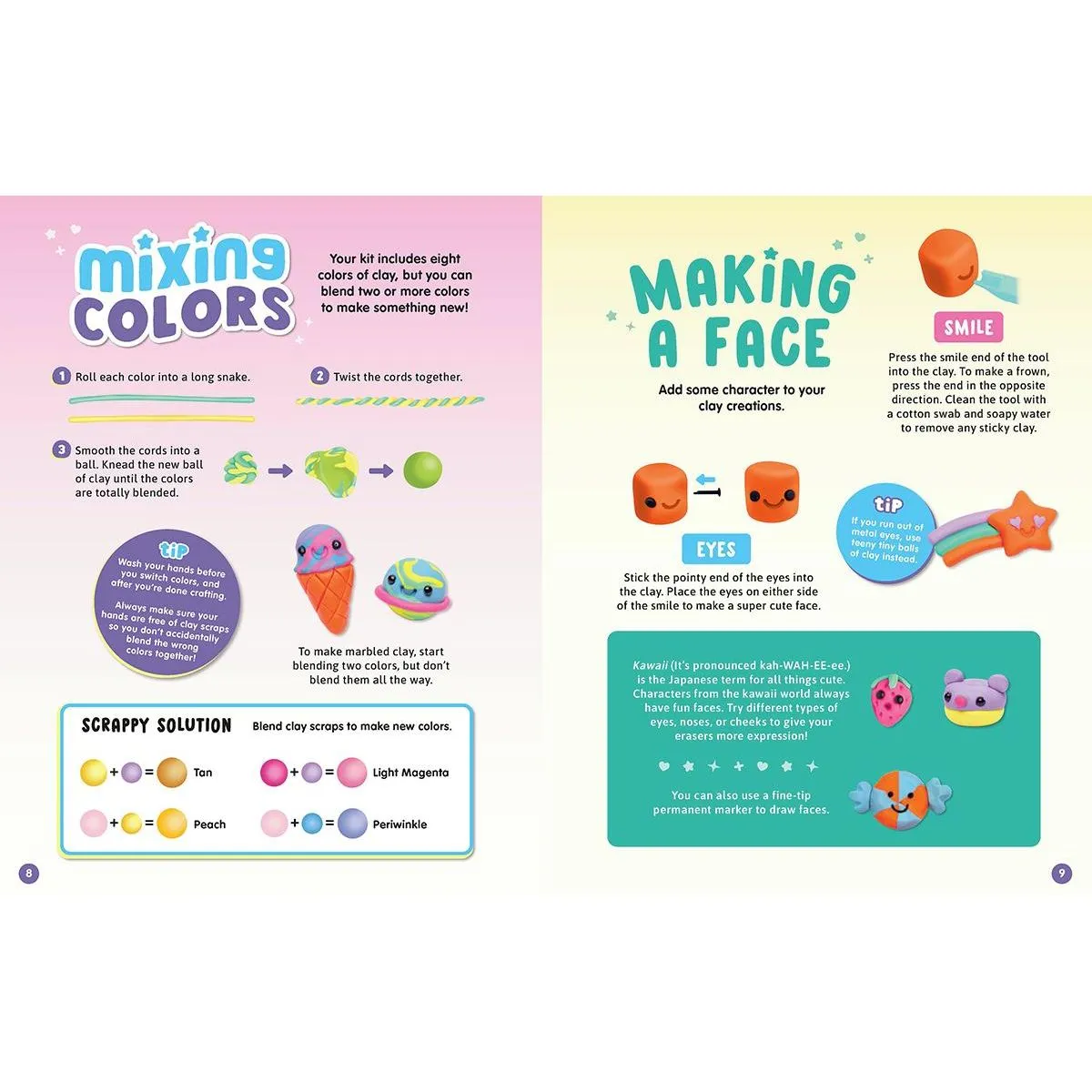 Klutz Make Your Own Mini Erasers: Kawaii Style