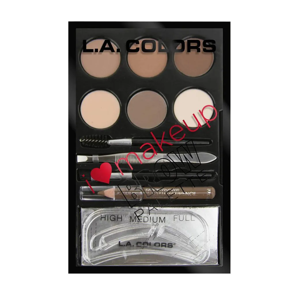 LACOLORS I Heart Makeup Paleta de Cejas