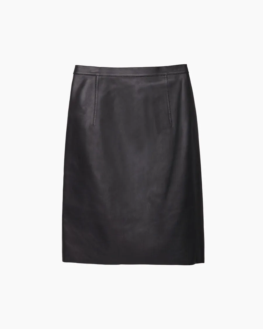 Leather Pencil Skirt