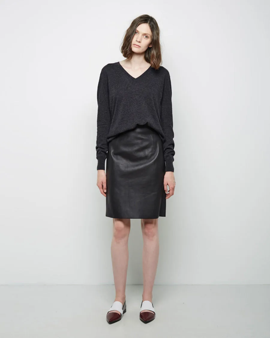 Leather Pencil Skirt