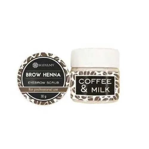 Mayamy Coffee with Milk Eyebrow Scrub