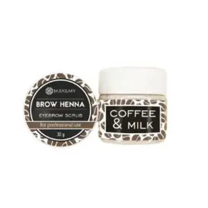 Mayamy Coffee with Milk Eyebrow Scrub