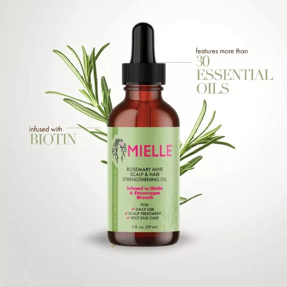 Mielle Organics Rosemary Mint Biotin Scalp and Hair Strengthening Oil - 59ml