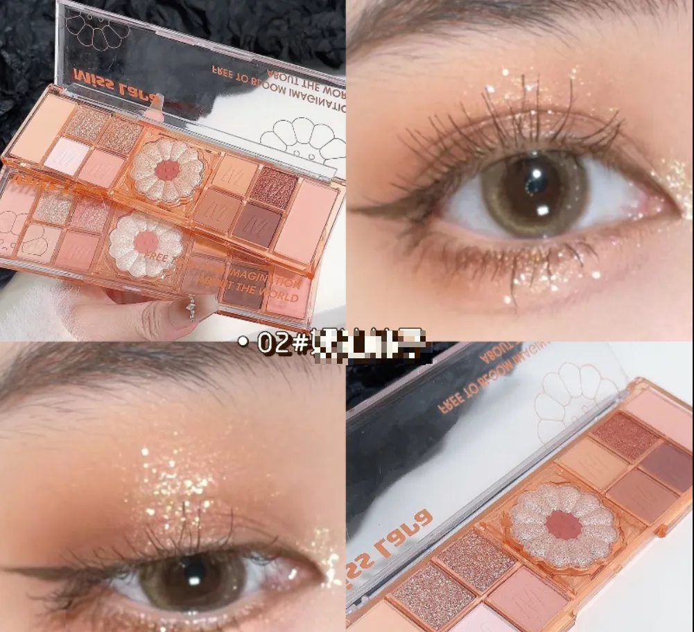 Miss Lara  FLOWER  Eyeshadow, Soft, Smooth, Long-Lasting MS-266