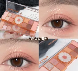 Miss Lara  FLOWER  Eyeshadow, Soft, Smooth, Long-Lasting MS-266
