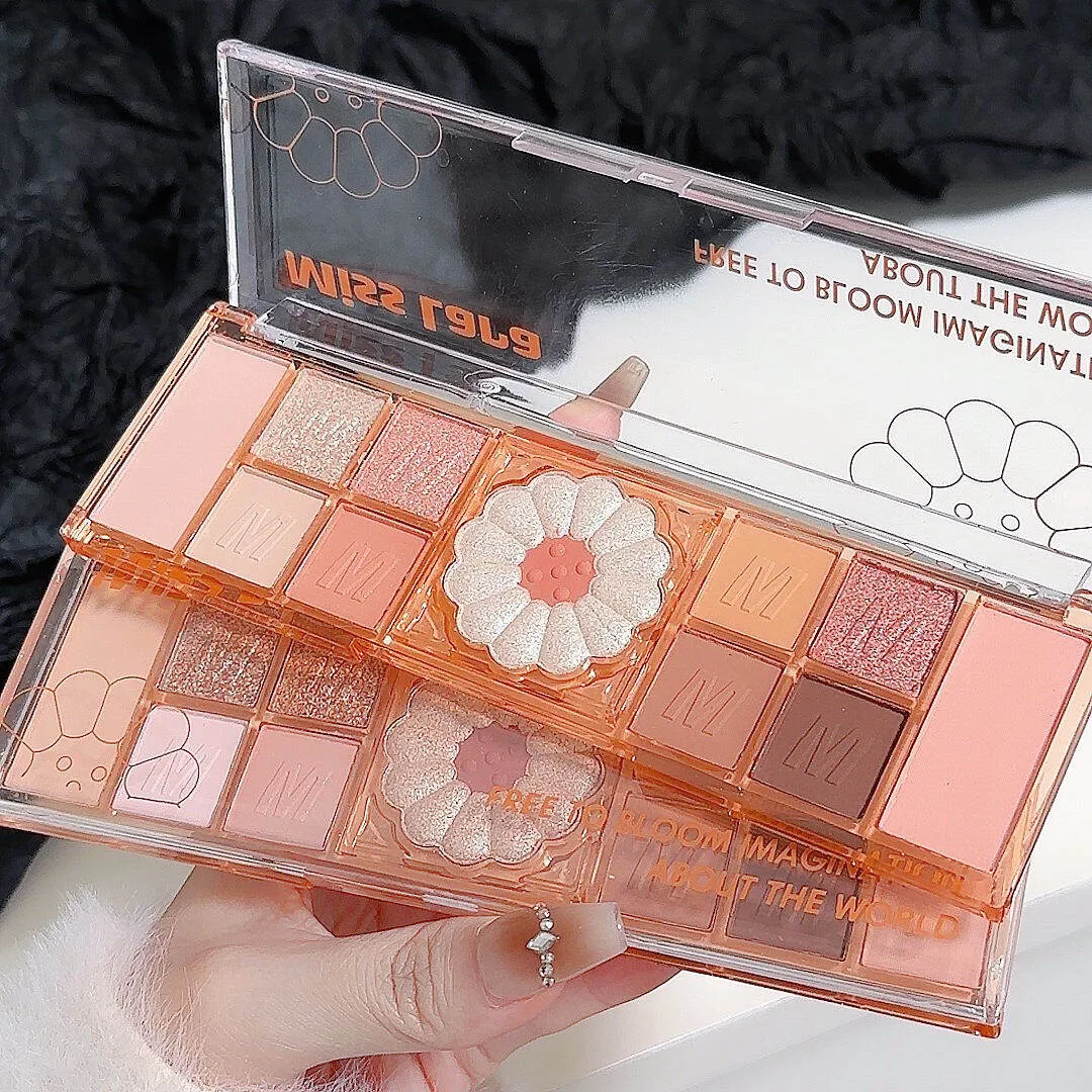 Miss Lara  FLOWER  Eyeshadow, Soft, Smooth, Long-Lasting MS-266