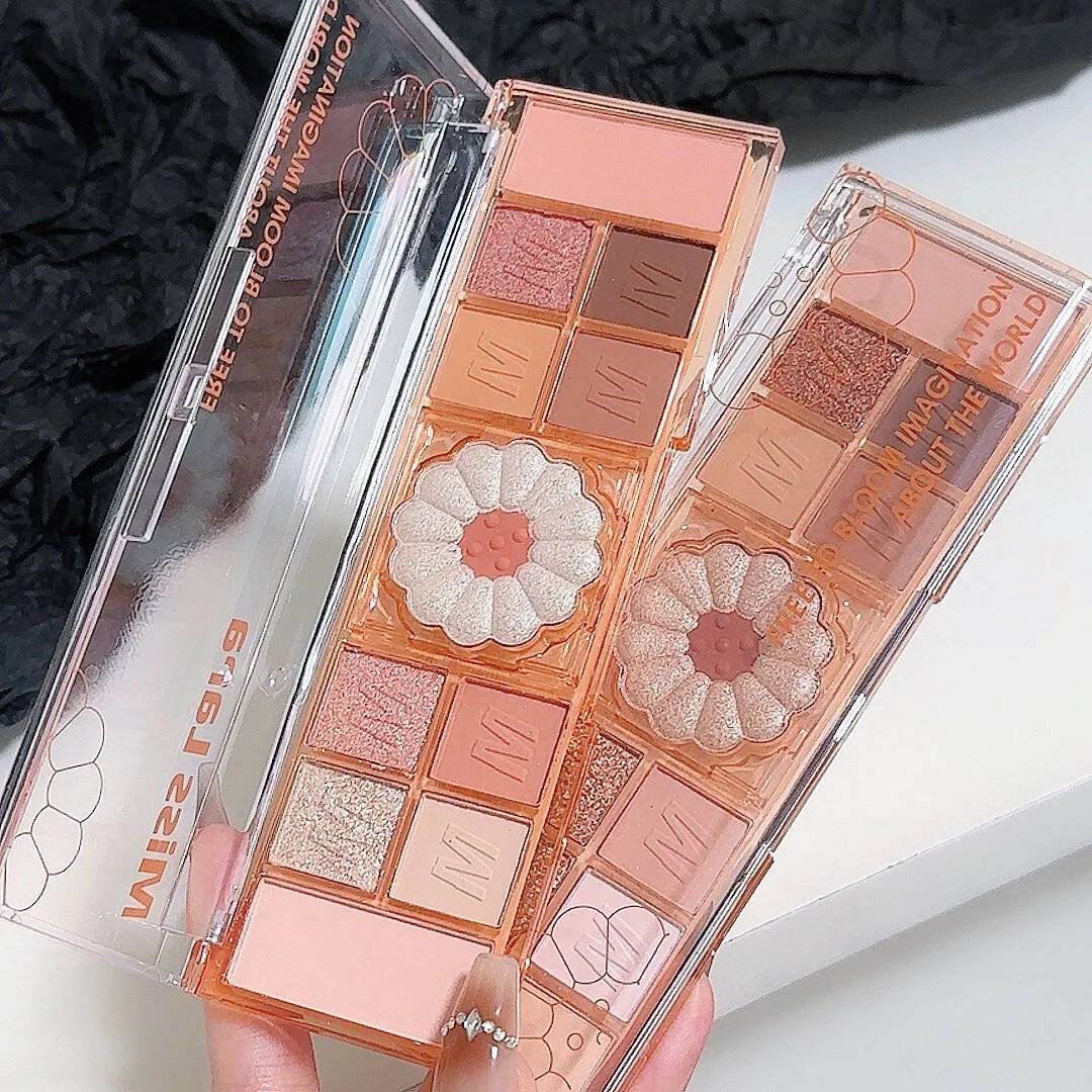 Miss Lara  FLOWER  Eyeshadow, Soft, Smooth, Long-Lasting MS-266