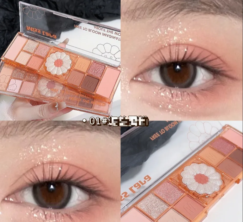 Miss Lara  FLOWER  Eyeshadow, Soft, Smooth, Long-Lasting MS-266