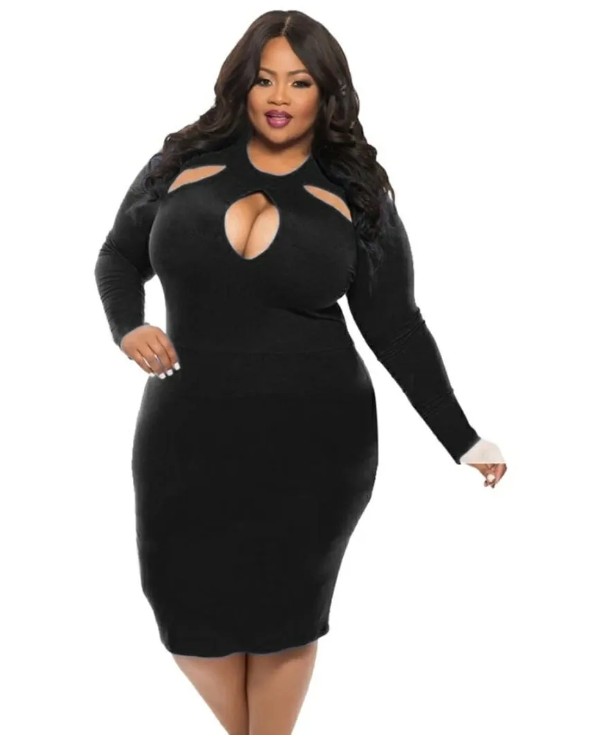 Molina Elegant Hollow Out Dress