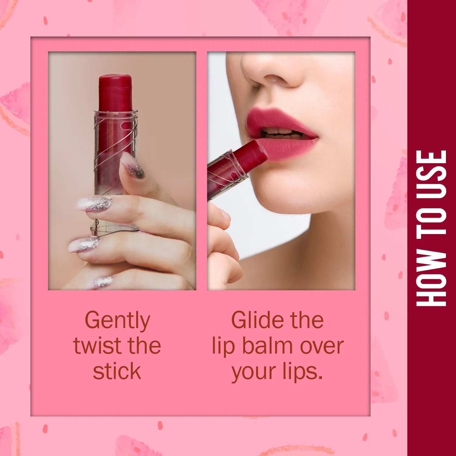 NY Bae Sweet Treats Lip Balm | Hydrating | Moisturising | Tinted Lip Balm- Watermelon 05 (4.8 g)