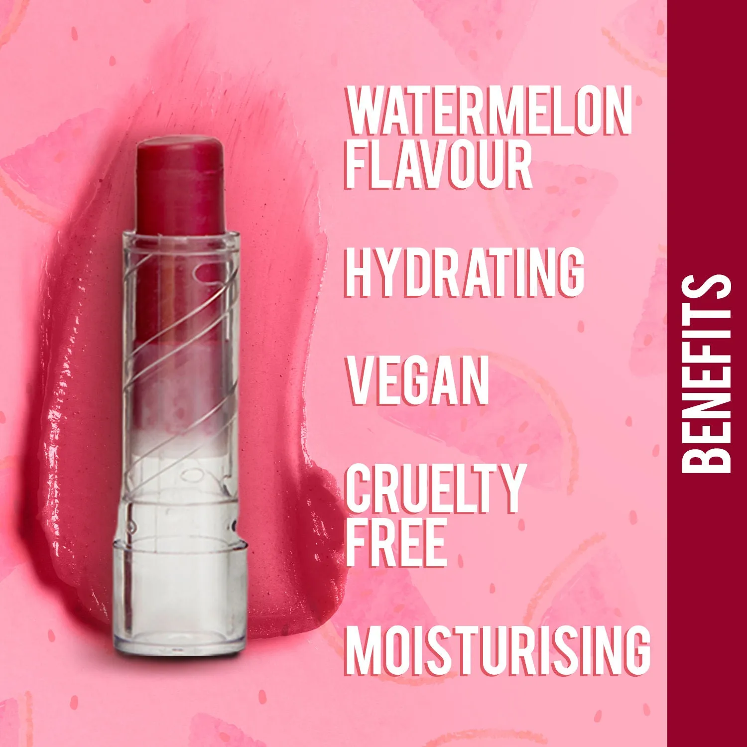 NY Bae Sweet Treats Lip Balm | Hydrating | Moisturising | Tinted Lip Balm- Watermelon 05 (4.8 g)