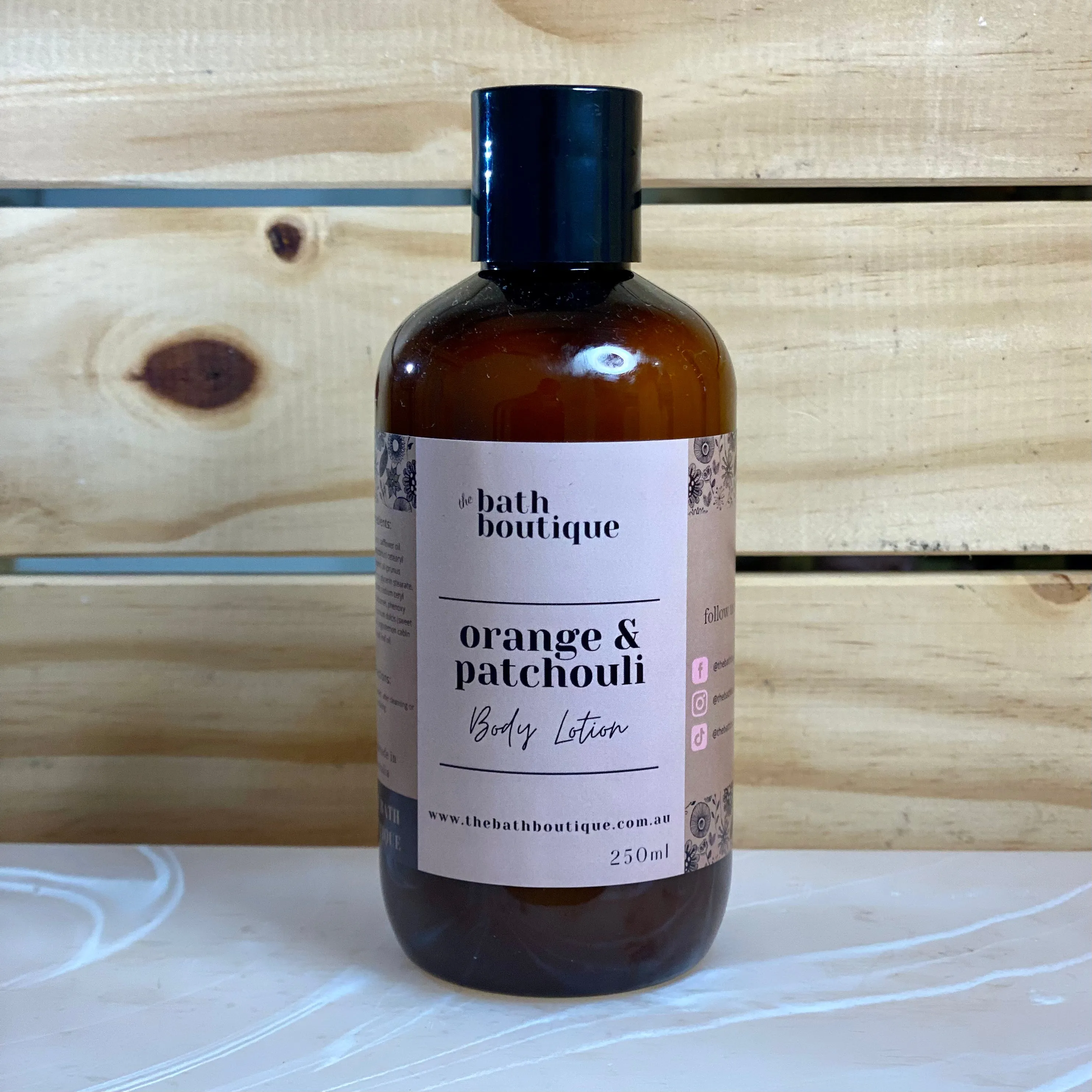 orange & patchouli body lotion