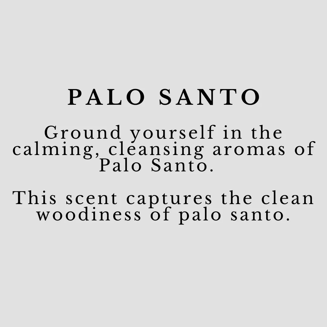 Palo Santo - 4 oz Amber Glass Room   Linen Spray - Gold Top