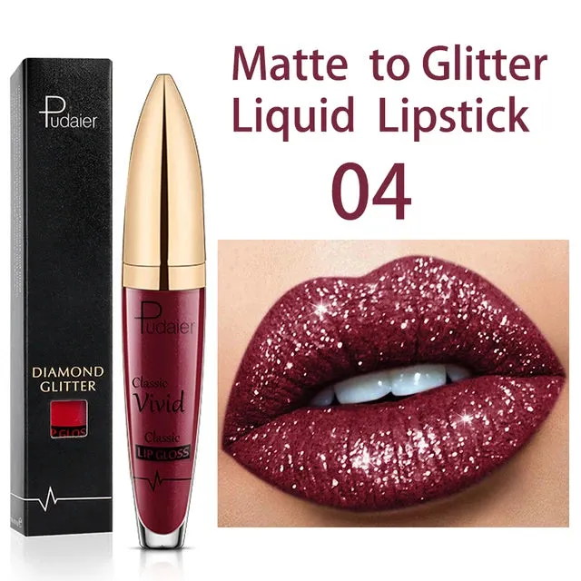 Pudaier Diomond Glitter Liquid Lipstick S4259305